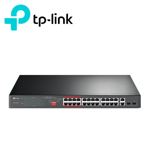 [TSN-SP24HTPL06] Switch PoE+ no administrable TP-Link TL-SL1226P de 24 puertos