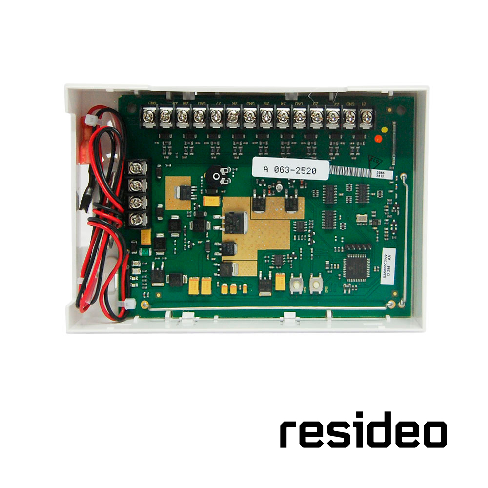 Convertidor de Zonas Alambricas a Inalambricas Resideo 5800C2W Soporta 9 Zonas Cableadas