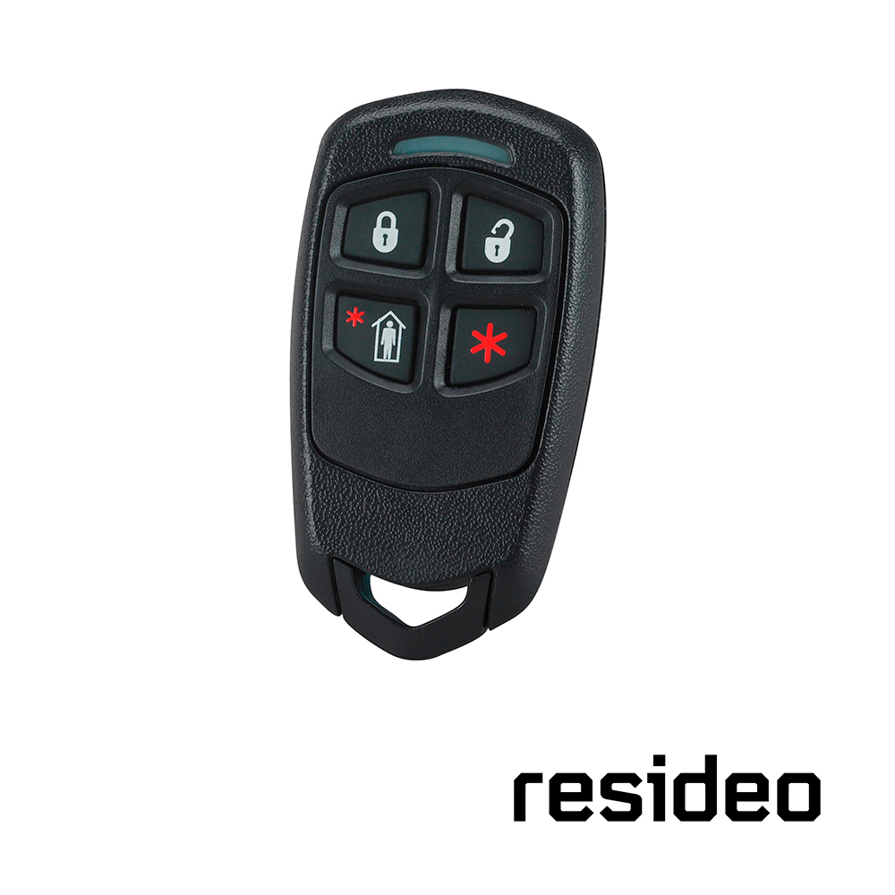 [TSN-AL822HON01] Llavero de Resideo 5834-4 4 Botones Compatible con Paneles de la Serie Vista o Serie Lynx