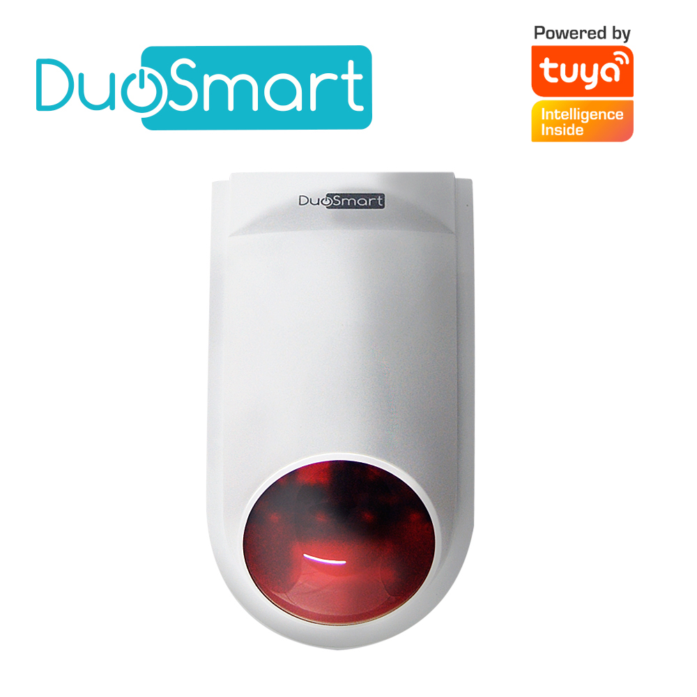 [TSN-AM731DUO02] Sirena Inteligente Wi-Fi 2.4 DuoSmart B20 Standalone Monitoreo en App DuoSmart **soporta