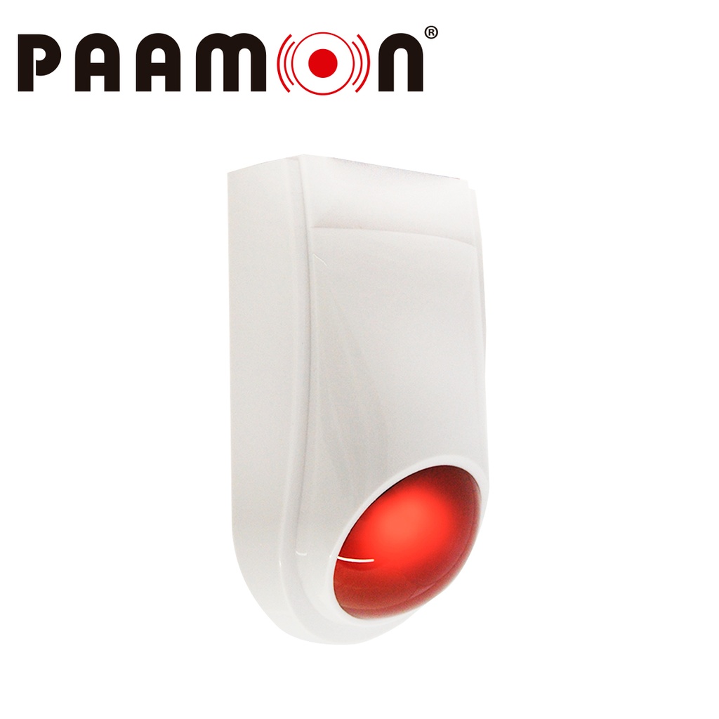 [TSN-AM731PAM05] Sirena con Estrobo Alambrica Paamon PAM-SL500 Tamper no y Nc Facil Instalacion para Uso
