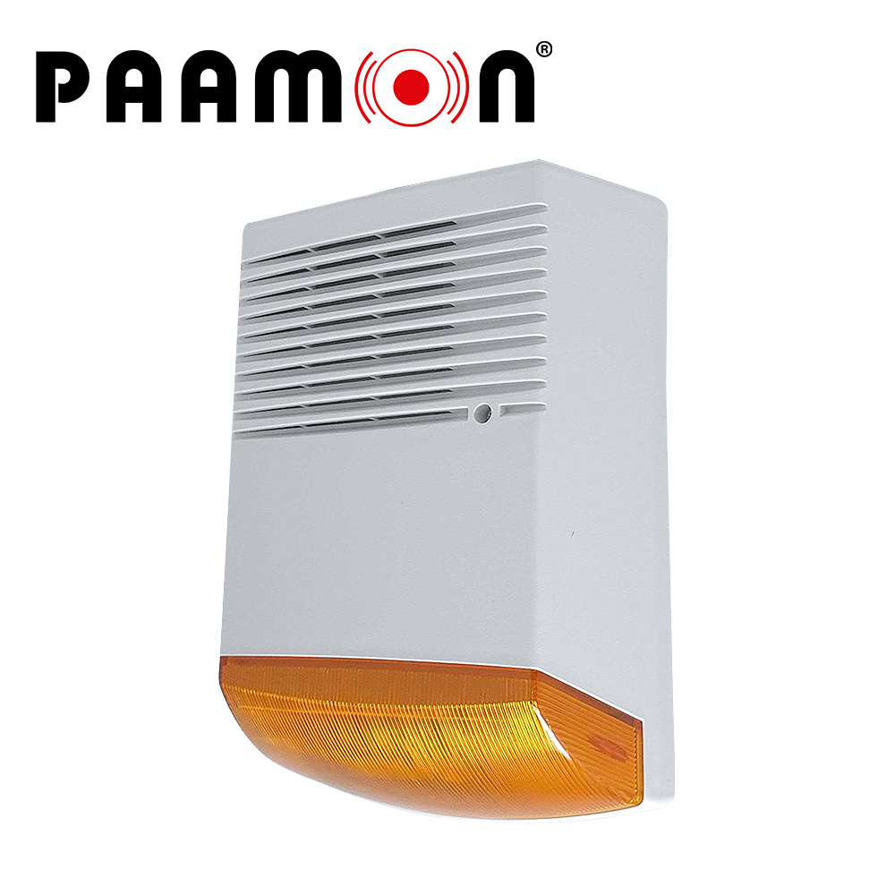 [TSN-AM731PAM09] Sirena con Estrobo para Exterior PM-SRE60ABATT con Doble Carcasa una Externa Plástica y
