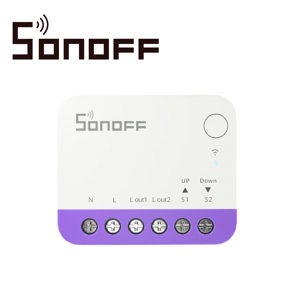 [TSN-AW100SON18] Mini Interruptor On Off Wi-Fi para Persianas Sonoff MINI-RBS Compatible con Google Home