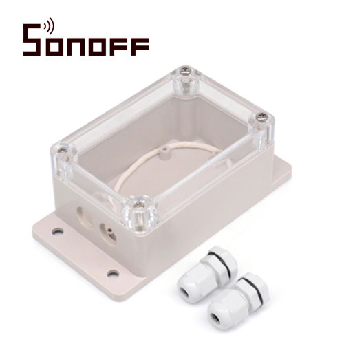 Carcaza IP66 Impermeable Compatible con Equipos Sonoff Basic Sonoff Rf y B10 DuoSmart IP66 WATERPROOF CASE