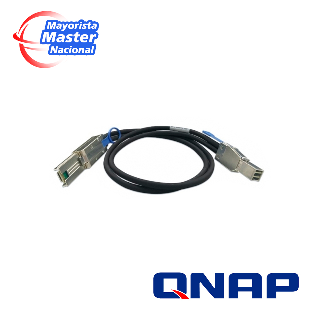 [TSN-CB011QNA07-10] Qnap CAB-SAS05M-8644-8088 Mini Sas Cable (SFF-8644 To SFF-8088) 0.5M