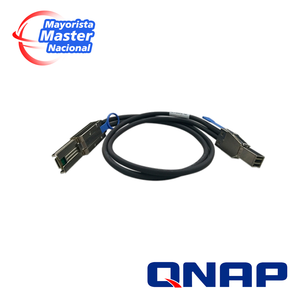 [TSN-CB011QNA10-10] Qnap CAB-SAS10M-8644-8088 Mini Sas Cable (SFF-8644 To SFF-8088) 1.0M