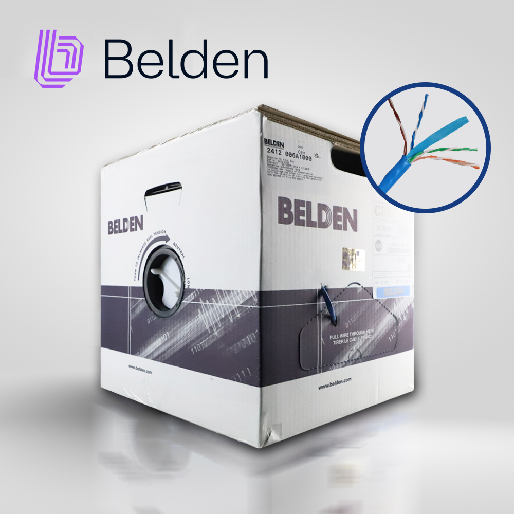 Cable UTP CAT6+ Belden 2412 006A1000