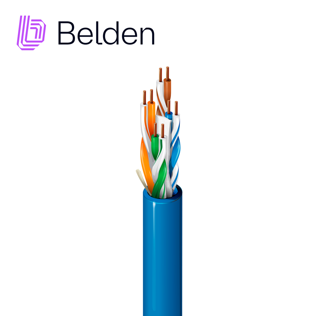 Cable UTP CAT6+ Belden 2412 005A1000