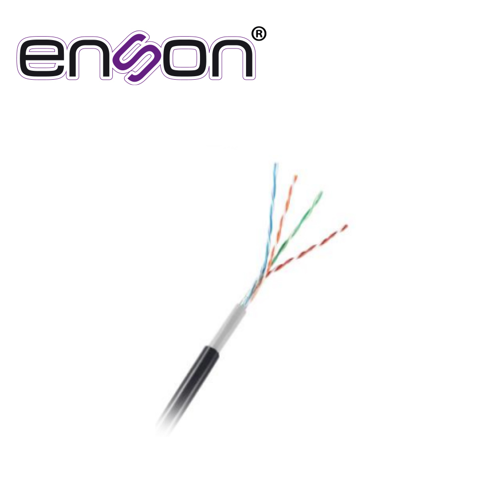 Cable UTP CAT5E Cca Enson 12252B305 para Exterior Serie Eco Calibre 24 Awg Doble Forro