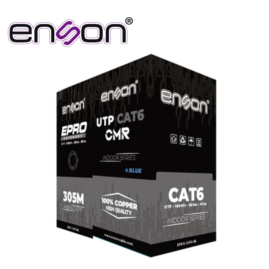 Cable UTP CAT6 Azul Enson EPRO-CAT6-BL Crm