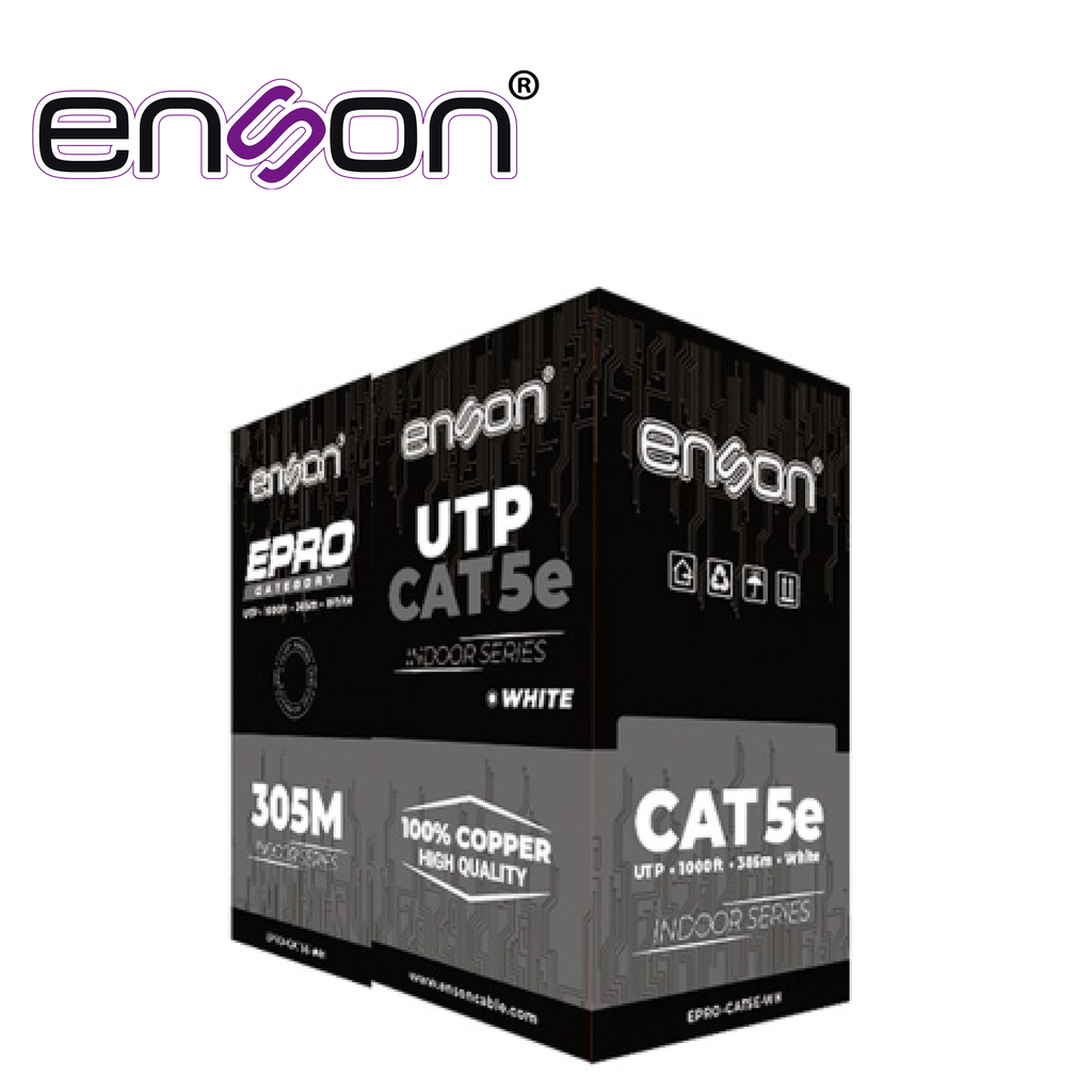 [TSN-CB02BENS48] Cable UTP CAT5E Blanco Enson EPRO-CAT5E-WH
