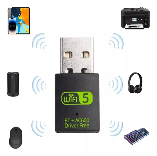 [ADAwifi5g01] Receptor De Tarjeta De Red Inalámbrica Usb 5g Dual Band