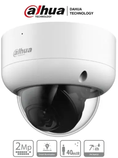 [DH-HAC-HDBW1200EAN] DAHUA HAC-HDBW1200EA - Cámara Domo de 2 Megapíxeles Antivandálica/ 