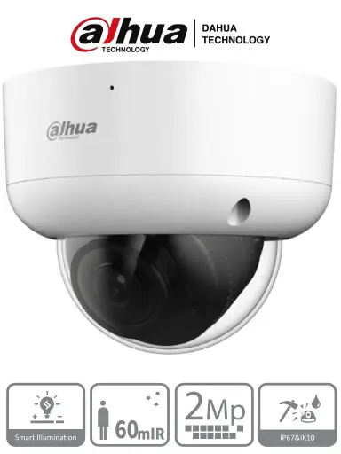 [DH-HAC-HDBW1200RAN-Z] DAHUA DH-HAC-HDBW1200RAN-Z - Camara Domo Antivandalica de 2 Megapixeles