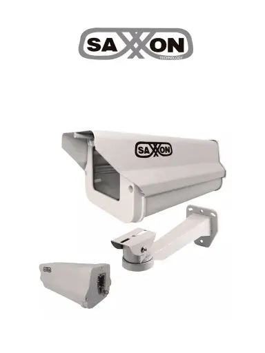 [HO605SHK] SAXXON HO605SHK - Kit de gabinete blanco tipo FLIP OPEN y brazo / Tipo corto / 25 CM De largo / Blanco /