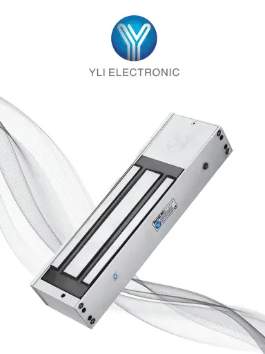 [YM-750T(LED)] YLI YM750TLED - YLI YM750TLED - Cerradura Magnética 750 kg o 1500 Lb de Fuerza de Sujeción / Indicador Led / Uso Interior