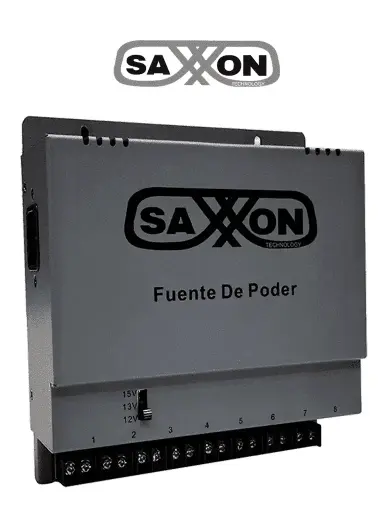 [SXN2280005] SAXXON ENERGIA PSU1208A - Fuente de poder Regulable Metálica/ Conexión de Hasta 8 Canales/ Voltaje de Ajuste 